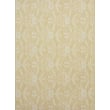 Chilewich for Martha Stewart Woven Damask Wheat rug showcasing an intricate pattern with warm golden hues, perfect for elegant interiors.