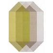 Product Image of Contemporary / Modern GAN Rugs &middot; Diamond &middot; Kilim &middot; Pink, Yellow Area-Rugs
