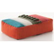 Product Image of Moroccan GAN Rugs &middot; Glaoui Pouf &middot; Alexandra &middot; Orange, Red, Blue (Colours) Poufs
