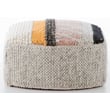 Product Image of Contemporary / Modern Cream, Pink, Orange (MP-1) Poufs