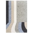 Product Image of Contemporary / Modern GAN Rugs &middot; Nuances &middot; Curve &middot; Grey, Blue, Beige (Volcano) Area-Rugs