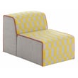 Product Image of Contemporary / Modern GAN Rugs &middot; Bandas Space &middot; B &middot; Yellow Poufs