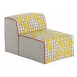 Product Image of Contemporary / Modern GAN Rugs &middot; Bandas Space &middot; C &middot; Yellow Poufs