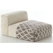 Product Image of Contemporary / Modern GAN Rugs &middot; Mangas Module &middot; Rhombus &middot; Ivory Poufs