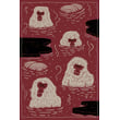 Product Image of Animals / Animal Skins Red Area-Rugs