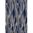 Moooi Carpets Akira in navy, grey, and blue, featuring intricate abstract patterns on a plush surface; perfect for modern interiors.