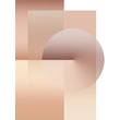 Product Image of Contemporary / Modern Blush, Beige, Tan (Copper) Area-Rugs