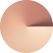 Moooi Carpets Colour Dial Round Blush, Beige, Tan rug showcases elegant copper shades, adding warmth and sophistication to any room.