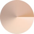 Moooi Carpets Colour Dial Round Shell in Taupe Sand Ash, a circular rug featuring neutral tones, ideal for modern interiors.