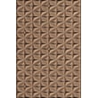 Moooi Carpets Green House Clover Tile Biscuit rug in a cream and green geometric pattern displayed in a modern living room setting.