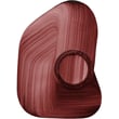 Moooi Carpets Shape Big Scale Two Red Wine rug in vibrant red hues, displayed in a modern room setting, enhances contemporary decor.