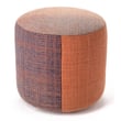 Product Image of Contemporary / Modern Orange, Blue (A) Poufs