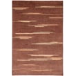 Nanimarquina Colorado clay rug, hand-knotted design, featuring earthy tones on a soft surface, enhancing contemporary interiors.