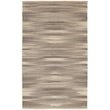 Rajani Home Nathalia Franz rug in dark grey, tan, ivory tones; handwoven design adds elegance and warmth to any room setting.