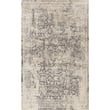 Rajani Home Cliffside Illana rug in grey and beige, featuring an elegant pattern perfect for adding a subtle touch to any room.