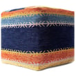 Product Image of Contemporary / Modern Blue, Orange Poufs