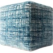 Product Image of Contemporary / Modern Teal, Ivory Poufs