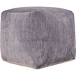Product Image of Solid Frost Grey Poufs