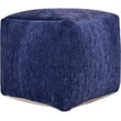 Product Image of Solid Navy Poufs