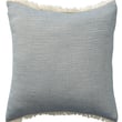 Rajani Home Avery Pillow Leeds Moonlight Blue features an elegant blue hue with a cotton fabric, ideal for a stylish and cozy décor setting.