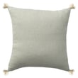 Rajani Home Sadie Pillow Durham Light Grey in a soft cotton fabric, showcasing elegant patterns; perfect for cozy, modern home decor.
