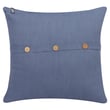 Rajani Home South Hampton Pillow Tyne in Moonlight Blue, made of cotton, features a stylish pattern perfect for modern home decor.