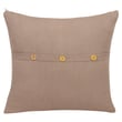 Rajani Home South Hampton Pillow Tyne Portabella in cotton, featuring a textured design with neutral tones, perfect for cozy home decor.