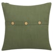 Rajani Home South Hampton Pillow Tyne Sphagnum in soothing green tones, crafted from soft cotton for a plush, elegant decor accent.