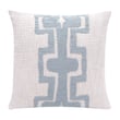 Rajani Home Stacy Garcia Pillow Maidstone Ocean Blue features intricate patterns and oceanic hues, perfect for adding elegance to any room.