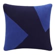 Rajani Home Stacy Garcia Pillow in Sheffield Cobalt Blue, featuring a cotton fabric and intricate patterns, ideal for stylish home decor.