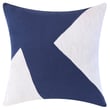 Rajani Home Stacy Garcia Pillow Sheffield Navy Blue in cotton, featuring a rich navy blue hue with intricate design, perfect for home decor.