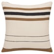 Rajani Home Wilmington Pillow in Aberdeen Pistachio and Brown, featuring cotton material and a sleek construction, ideal for cozy decor.