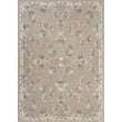 Elegant Rajani Home Harrington Evelyn Silver rug with a hand-tufted design, showcasing a sophisticated silver pattern on a plush surface.