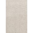 Hand-tufted Rajani Home Clara Ressy rug in ivory and greige tones, featuring a subtle abstract design, perfect for modern living spaces.