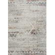 Rajani Home Eastbourn Ron Grey rug features a geometric pattern with shades of grey and cream, perfect for adding elegance to any room.