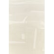 Toulemonde Bochart Collage White rug, handwoven with an abstract design featuring shades of white and gray, in a modern setting.