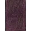 Toulemonde Bochart Kantha Kantha Plum rug, hand-tufted, showcasing rich purple tones and intricate patterns in a modern interior setting.