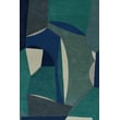 Toulemonde Bochart Polia Winter rug in cool grey tones, crafted from New Zealand wool, features a hand-tufted abstract design.