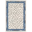 Toulemonde Bochart Trasimene White rug, hand-tufted from New Zealand wool, featuring a soft cream color, ideal for a modern living space.