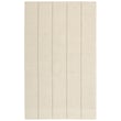 Kaleen Broadloom Peter Island Stripe Cream rug in flat-woven design, featuring elegant cream and gray stripes, perfect for modern interiors.