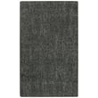 Kaleen PureLife Peabody Charcoal Ivory Black hand-tufted rug, showcasing a geometric pattern, perfect for modern living spaces.