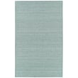 Kaleen Hook and Beam Misty Morning Blue rug MSM-17 in a soothing blue shade with intricate patterns enhances a cozy room setting.