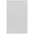 Kaleen Hook and Beam Stunning White and Carbon rug, showcasing elegant hand-tufted design in a modern living room setting.