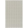 Kaleen Hook and Beam Union Square Beige rug UNS-03 in a neutral beige palette, displayed in a modern living room setting.