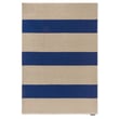 Handwoven Brink and Campman Deck Electric Blue rug with vibrant blue tones, perfect for adding a modern touch to any living space.