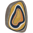 Product Image of Contemporary / Modern Ochre Area-Rugs