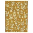 Sanderson for Brink and Campman Woodland Glade Gold rug, hand-tufted, featuring a nature-inspired design with rich gold and earthy tones.
