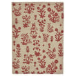 Product Image of Floral / Botanical Linen, Russet Brown Area-Rugs