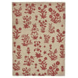 Hand-tufted Sanderson for Brink and Campman Woodland Glade rug in linen and russet brown, showcasing a natural woodland design.