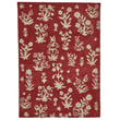 Product Image of Floral / Botanical Red Area-Rugs